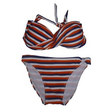 Bañador mujer Losan rayas azules talla