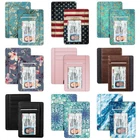 RFID Blocking Mens Leather Slim Wallet Money Credit Card ID Holder 7 Card Slots