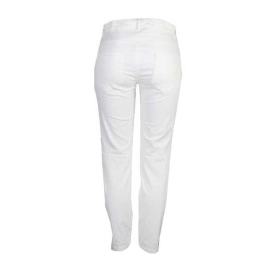 Max Studio London White Seamed Skinny Jeans Size 26 eBay