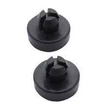 2X Boot Lid Hinge Stops 12832495 Black Replace For Saab 9-3 Convertible