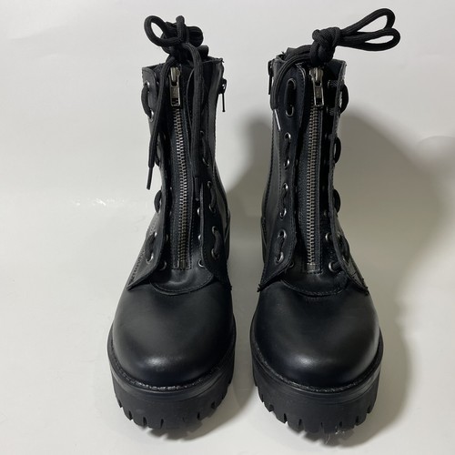 Steve Madden Patti Platform Combat Boots Women’s Size 8.5 Black - Picture 2 of 17