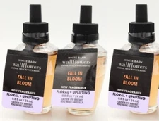 3 Bath & Body Works FALL IN BLOOM Wallflower PLUM + Velvet Moss + FREE SHIPPING