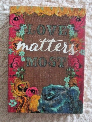 GTOP Love matters Most BRAVE GIRL wall art sign 102131 Cowboy rustic farm house