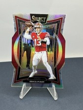 2024 Panini Select BROCK PURDY Silver Prizm Die-Cut #37 49ers SP MINT