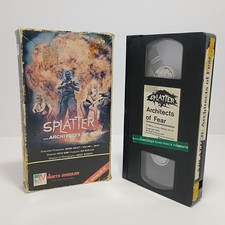 Splatter Architects of Fear VHS 1986 Original...
