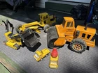 Lot Of 5 Tonka 60s/70s Mighty Roller , Road Grader , T6 , Cement Truck And ??