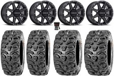 Raceline Hostage 14 Black Wheels 26 Bear Claw Htr Tires Renegade Outlander