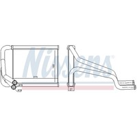 Nissens WäRmetauscher HeizungsküHler FüR Hyundai I30 Coupe 1.4 1.6 T-Gdi KIA