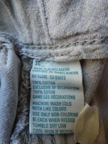 American Eagle Cargo Shorts Mens 34(35x10) Beige Classic Length Grunge Beach Fes - Picture 11 of 15