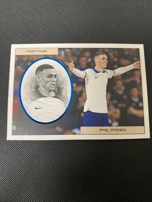 Futera Unique 2023 Heritage Phil Foden /19 Missprint Rasmus Hojlund England