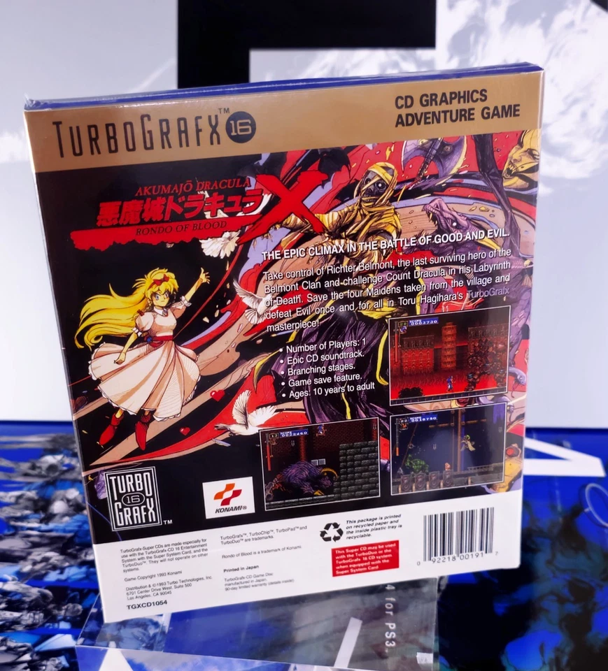 PC Engine PCEWorks Akumajo Dracula X Castlevania TurboGrafx 16 Rondo of Blood - Image 3 of 4