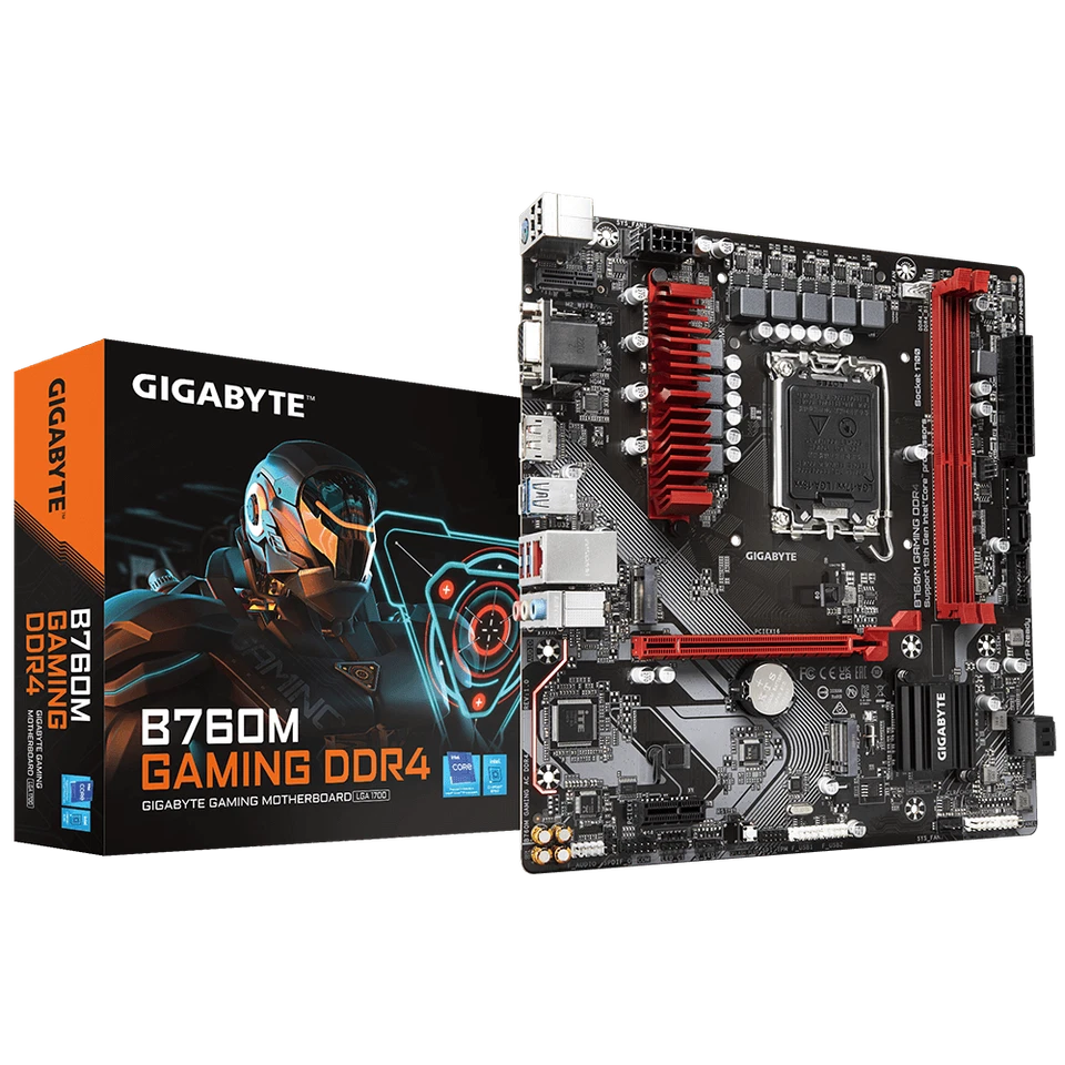 PC Aufrüstkit Bundle mit Intel CPU der 13. Gen mit Gigabyte B760 Mainboard DDR4 - Bild 3 von 4