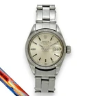 ROLEX 6919 Oyster Perpetual Date Silver Dial 1970s Vintage Classic Watch