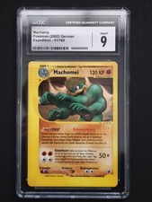 CGC 9 Machomei - Expedition 51/165 - Deutsch - Non-Holo - Pokémon - Vintage