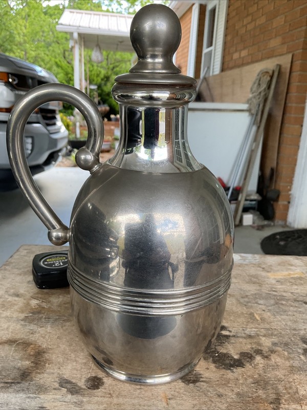 Vintage 1911 American Thermos Bottle Co. Carafe Coffee Pitcher Norwich Conn.