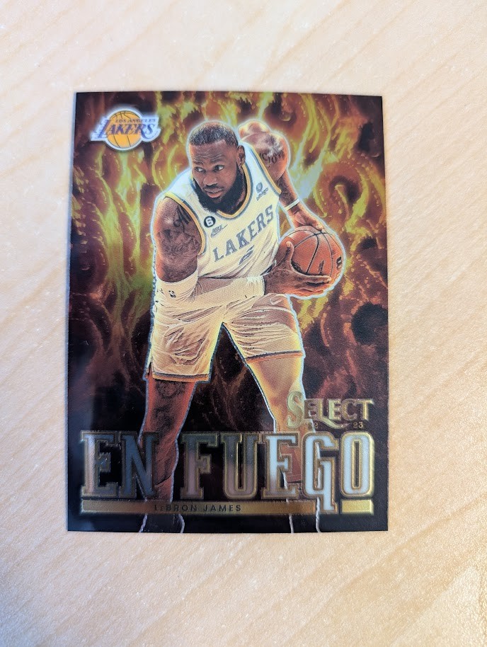 2022-23 Select LeBron James En Fuego #7 Lakers