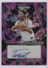 2024 Panini Prizm Draft Picks Purple Ice 96/99 Tristen Newton #CFS-TNW Auto 3s8