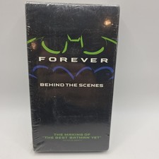 BATMAN FOREVER: BEHIND THE SCENES VHS VIDEO, THE MAKING OF.. JIM CARREY, SEALED
