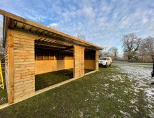 24x12 Mobile field shelter / Overhang / Skids/ Horse/ Farm