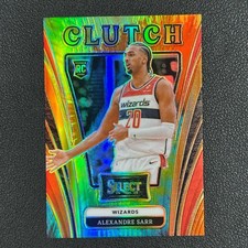 2024 Panini Select Clutch Alexandre Sarr RC Tie-Dye 04/25 Wizards#Z