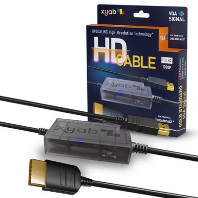 Sega Dreamcast HDMI Cable RGB+ HD Link - 1080p Upscale - Native 480p VGA Signal