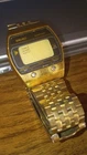 Seiko LC quartz vintage watch . gold tone