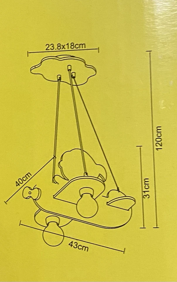 Kinderzimmer Lampe Mädchen rosa, neu und unbenutzt! - Bild 2 von 4