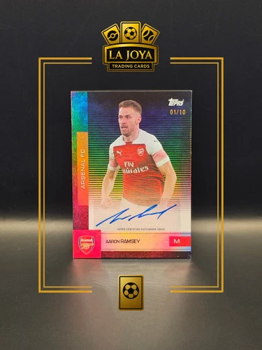 2025-26 Topps Arsenal FC Team Set Aaron Ramsey Auto /10