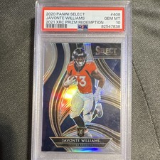 Panini 2020 Select Javonte Williams XRC Prizm #408 PSA 10 Broncos NFL