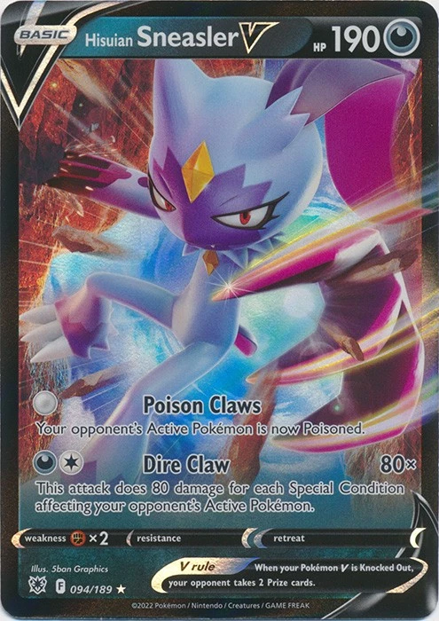 Hisuian Sneasler V Pokémon TCG Cards for sale | eBay