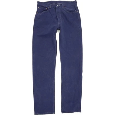 Levi's 501 Made in USA Homme Bleu Straight Regular Mom Jeans W32 L34 (72977) - Photo 1/4