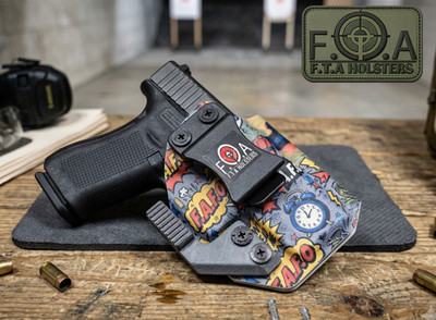 US Flag F.A.F.O  Rebellion IWB-Kydex Holster CCW Concealed-Carry With  Claw