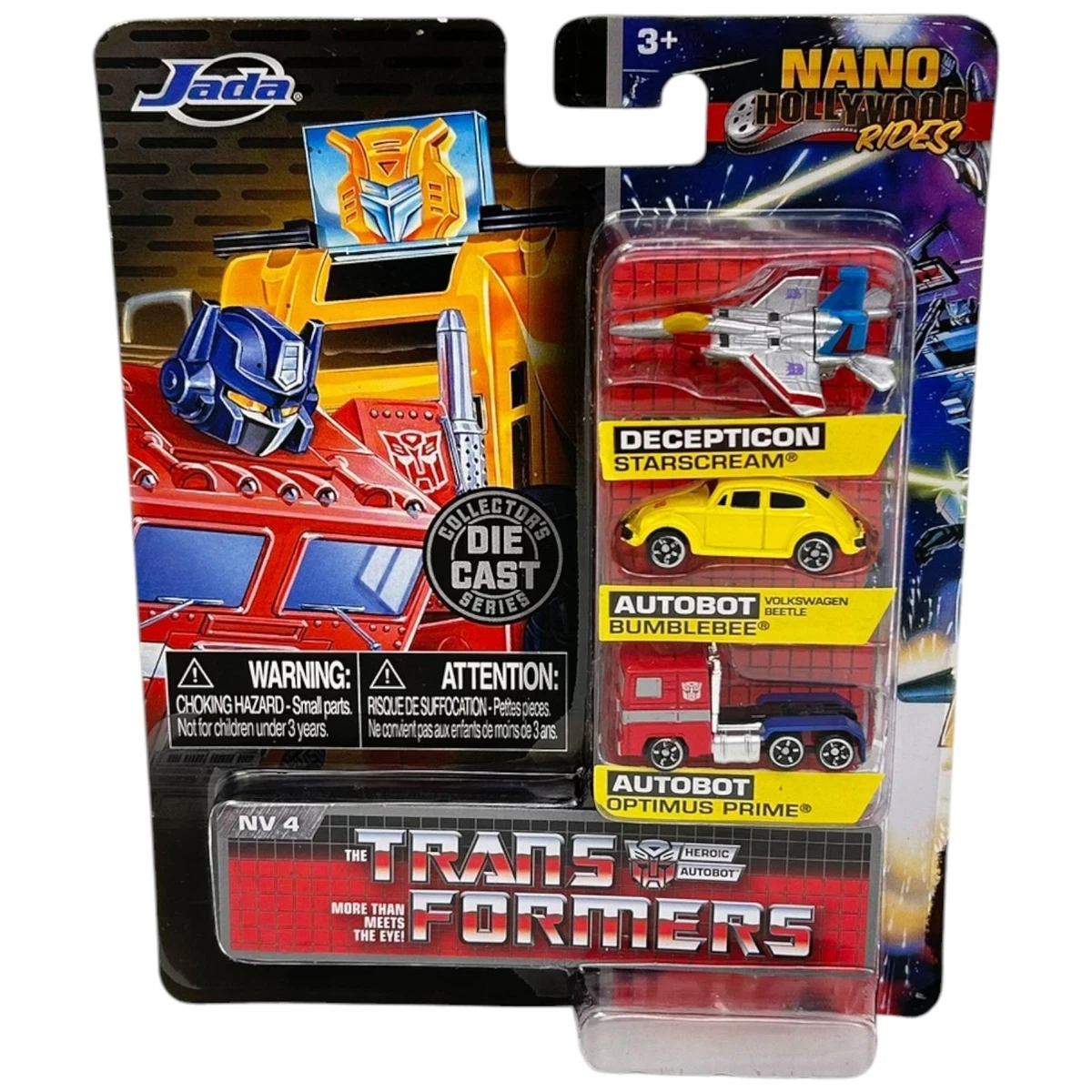 Jada Toys Transformers 1:64 Scale Diecast Cars, Trucks & Vans for