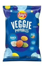 🟠 New Exclusive Simply Lays Veggie Poppables Healthy Ranch Potato Chips 5oz