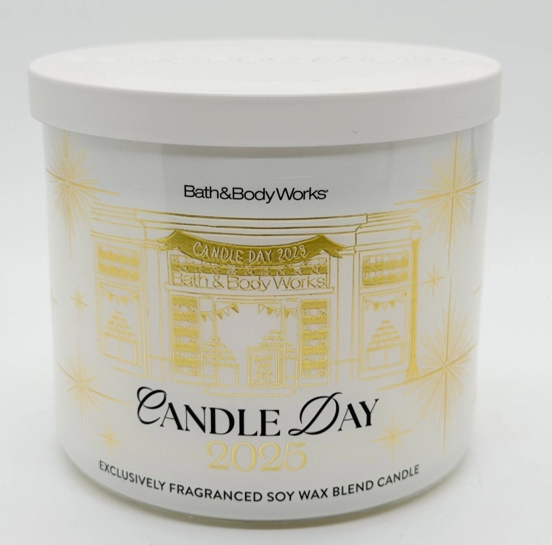 Candle Day 2025 Bath & Body Works Large 3 Wick Candle 14.5 oz