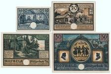 🍀STÜTZERBACH 1921 ✷ Goethe i Karl August w Supporterbach ✷ Notgeld-SERIA
