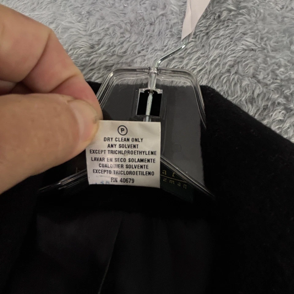 Traje falda negra para mujer Hervé Benard Benard Holtzman talla 6 mezcla de lana y cachemir Foto 4 de 4