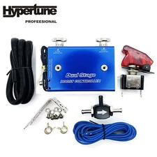 Smart  Adjustment Dual Stage Manual Boost Control Kit W/Switch 1-30PSI MBC Blue