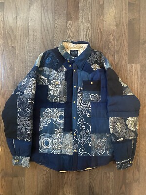 visvim ICT DOWN MUFFLER KOFU Indigo Concept Shop - ICT Kerchief