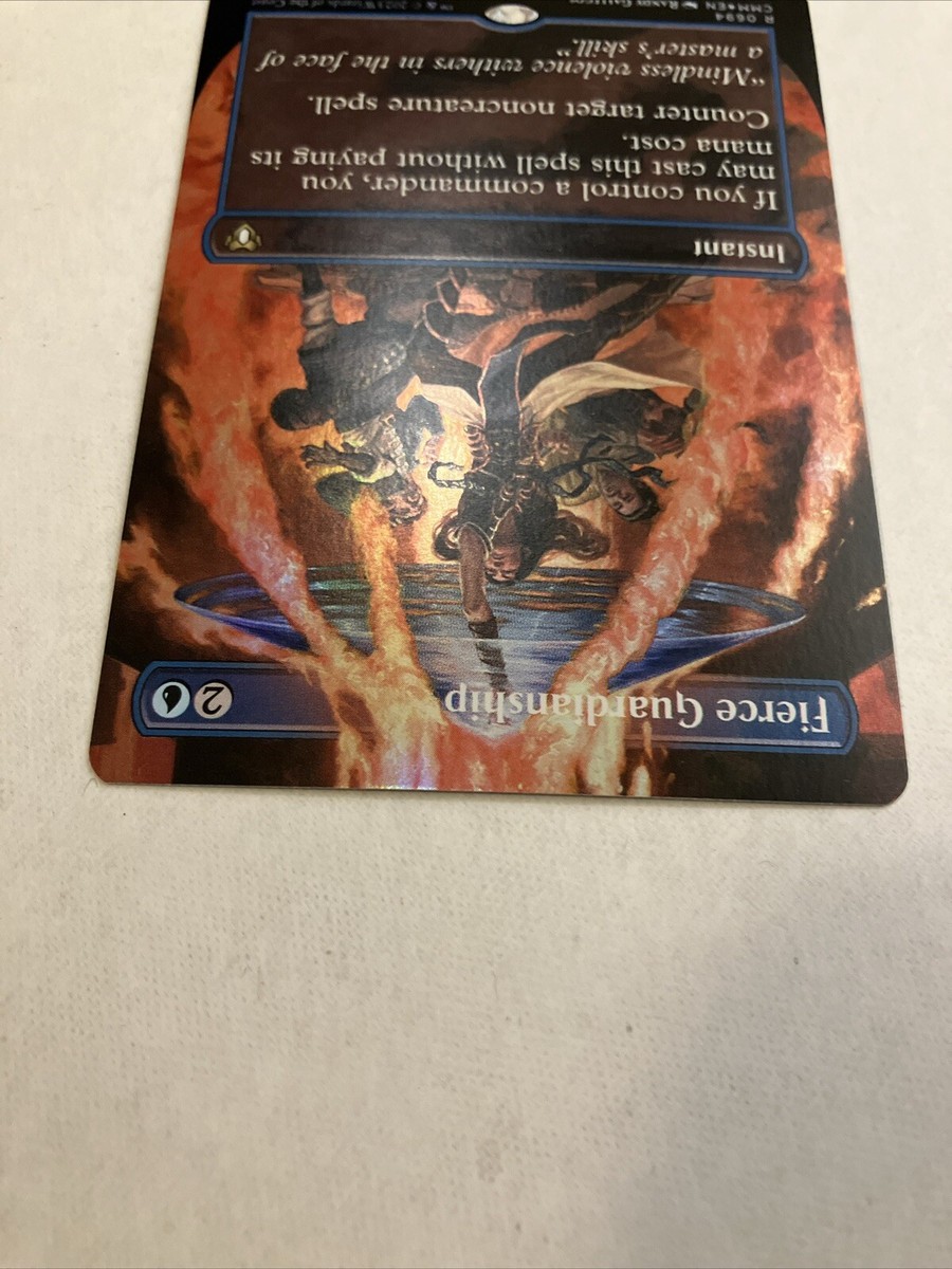 Magic the Gathering-Fierce Guardianship(Borderless)(Foil
