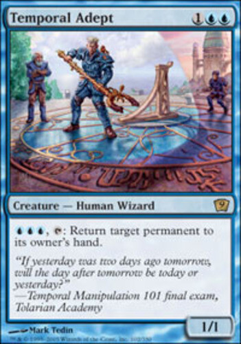Temporal Adept ~ Moderately Played 9th Edition Ninth MTG Magic UltimateMTG Blue 