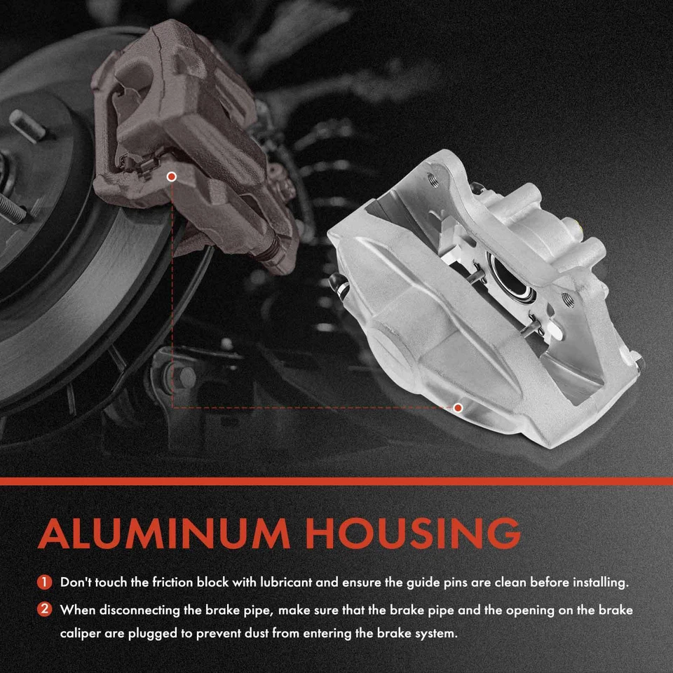 2x Rear Left & Right Disc Brake Caliper for Mercedes-Benz E500 2005-2006 E320 - Image 2 of 4