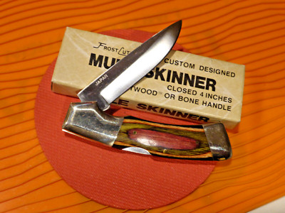 Vintage Frost Cutlery Mule Skinner Folding Knife 17-222 JAPAN/RARE Pattern/NOS!!