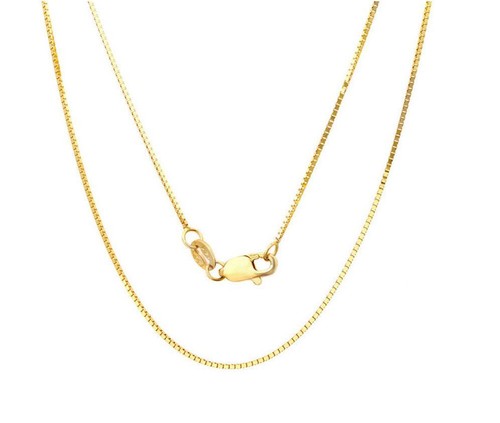 "Massive 14k Gelbgold Halskette Gold Kettenbox 16"" 18"" 20"" 22"" 24" - Bild 2 von 10