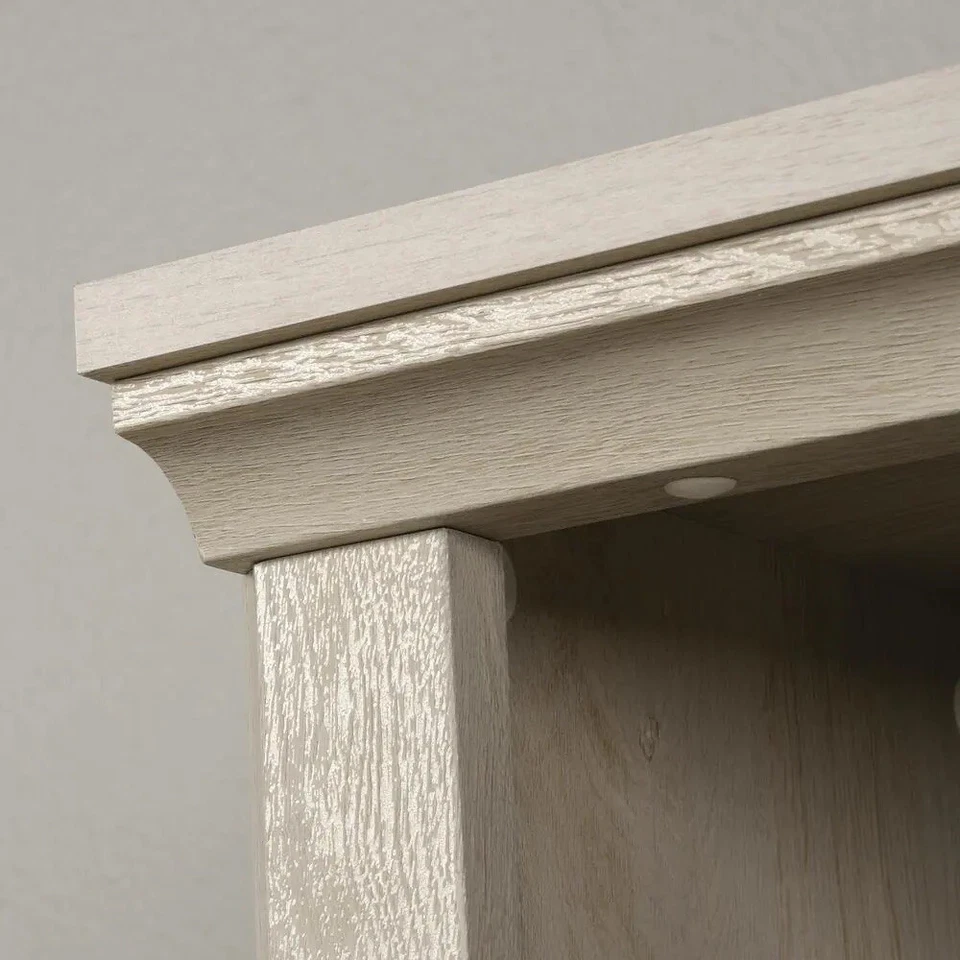 Librería estándar de 5 estantes de madera de castaño con estantes ajustables Foto 4 de 4