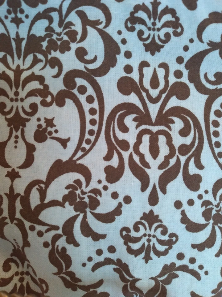 Nuevo conjunto de rollo de cepillo cosmético/bolsa de cosméticos hecha a mano de tamaño mediano azul/marrón Foto 2 de 4