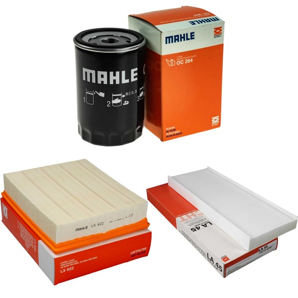 Mahle / Knecht Innenraumfilter LA 45 Luftfilter LX 622 ÖLfilter OC 264-image