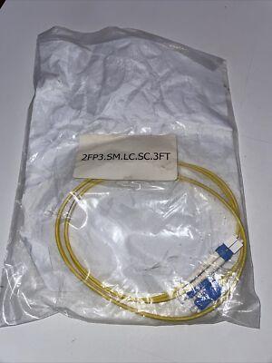 SC to LC UPC fiber optic patchcord jumper singlemode 9/125 SMF simplex 1m length