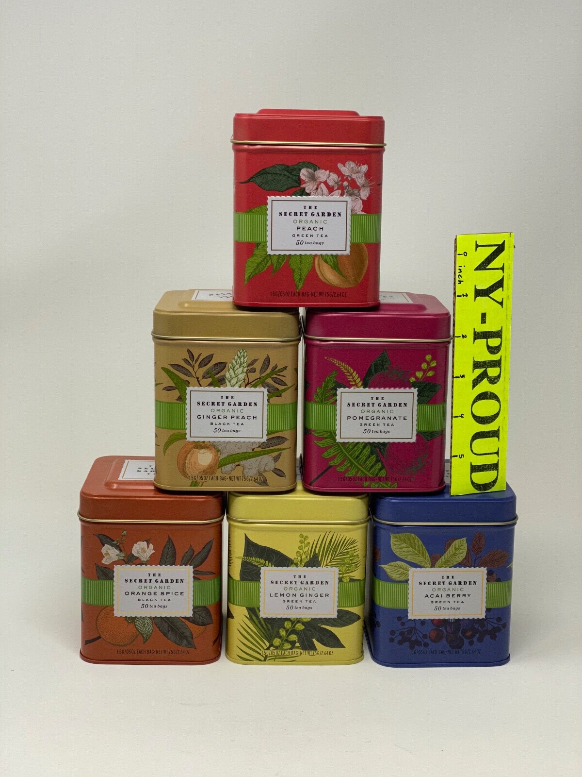 USDA Organic The Secret Garden Flavored Green/Black Tea Bag (Choose