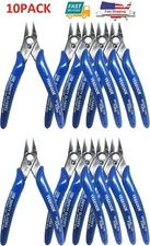 US 10PCS 170 Flush Wire Cutters Side Cutters Diagonal Cutting Plier Nipper